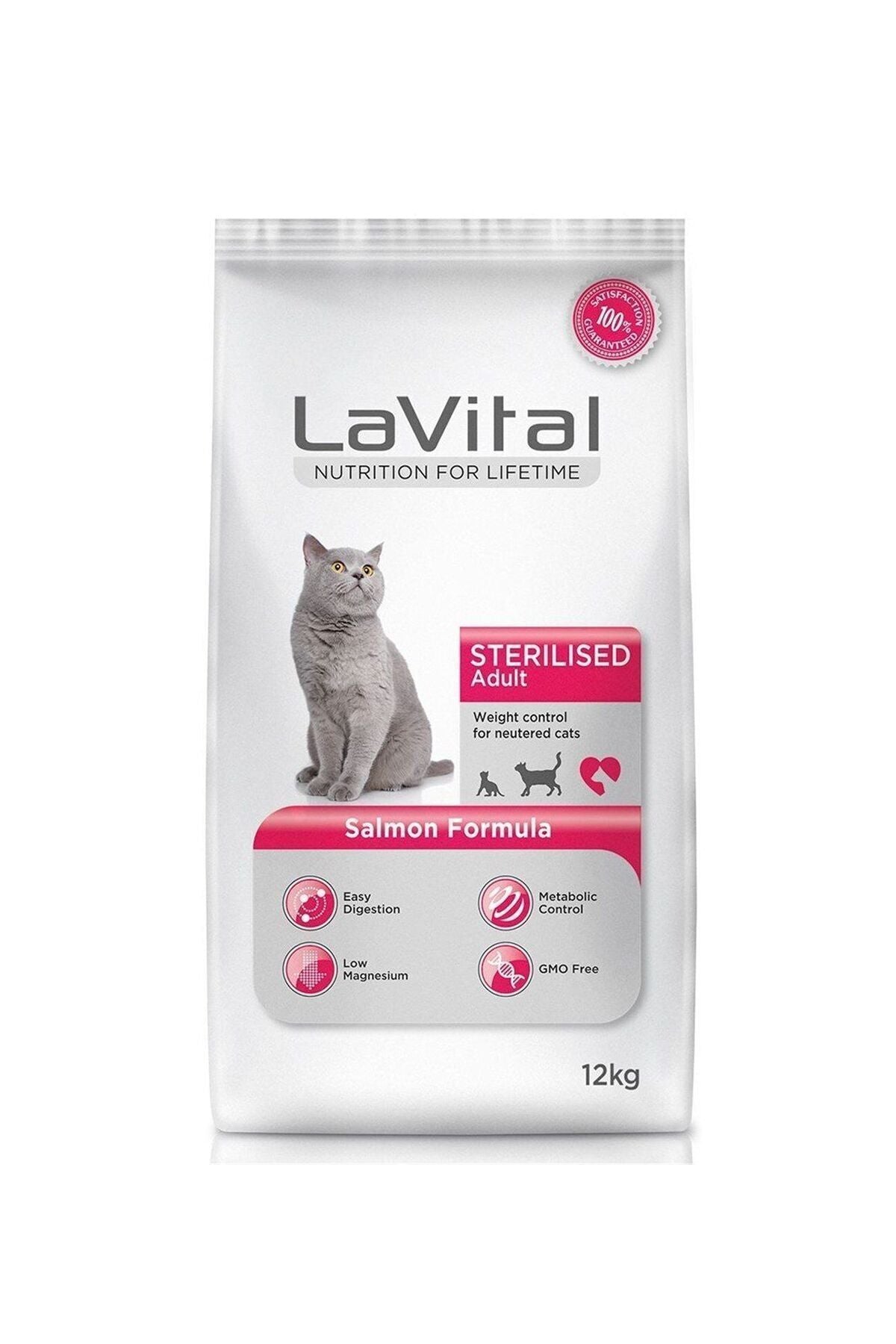 La Vital Sterilised Somonlu Kısırlaştırılmış Kedi Maması 12 Kg.