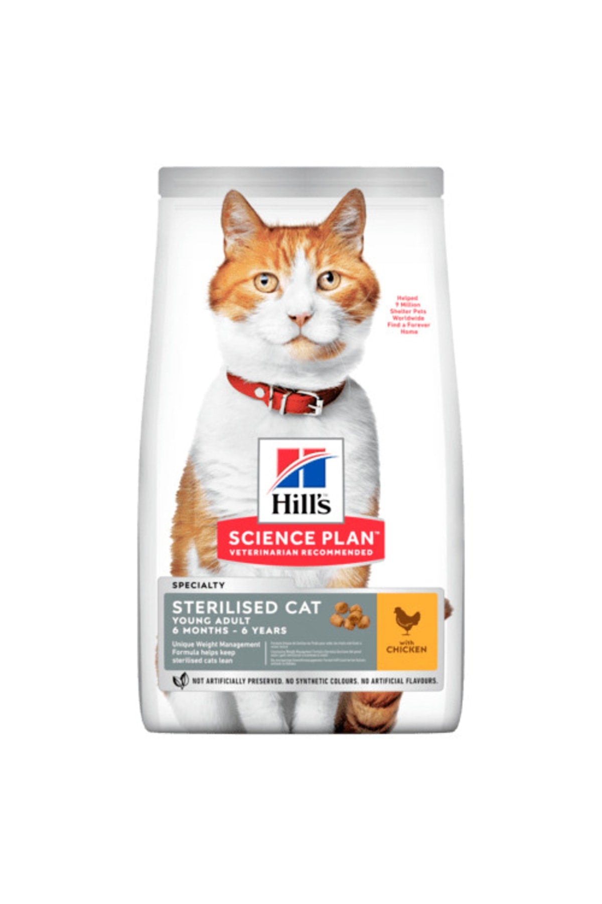 Hills Science Plan Kısırlaştırılmış Tavuklu Kedi Maması 10 Kg