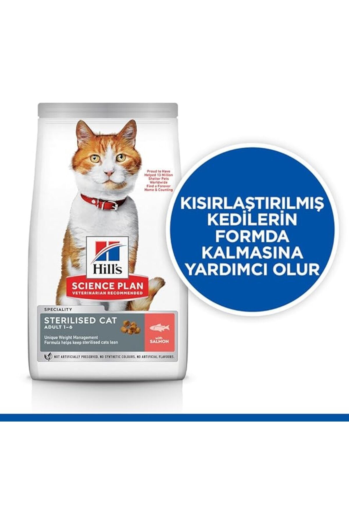 SP Somonlu Kısırlaştırılmış Yetişkin Kedi Maması 1,5KG CSS66425