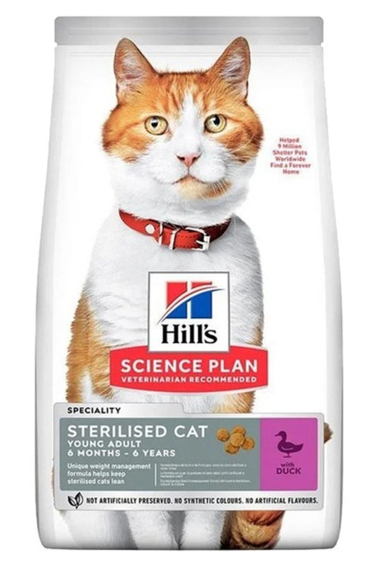 SP Ördekli Kısırlaştırılmış Yetişkin Kedi Maması 3KG Sağlıklı Kilo Yönetimi İçin Özel Formül