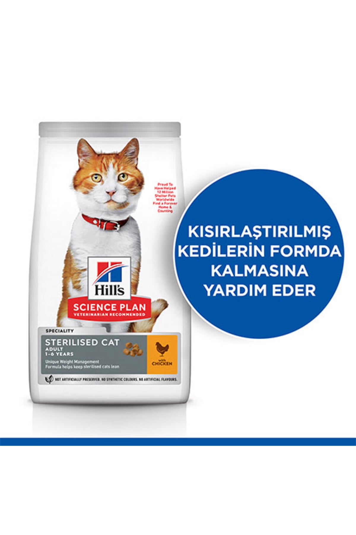 Hill’s SCIENCE PLAN Sterilised Tavuklu Kısırlaştırılmış Kedi Maması 10 Kg