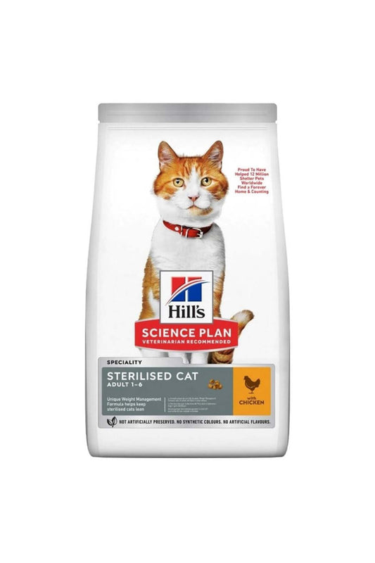 Hills Science Plan Kısırlaştırılmış Tavuklu Kedi Maması 3 kg