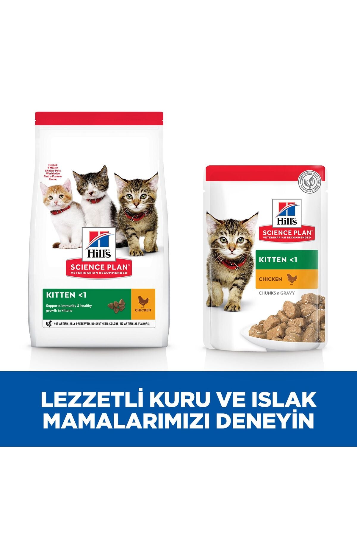 SCIENCE PLAN Tavuklu Yavru Kedi Maması 1.5 Kg