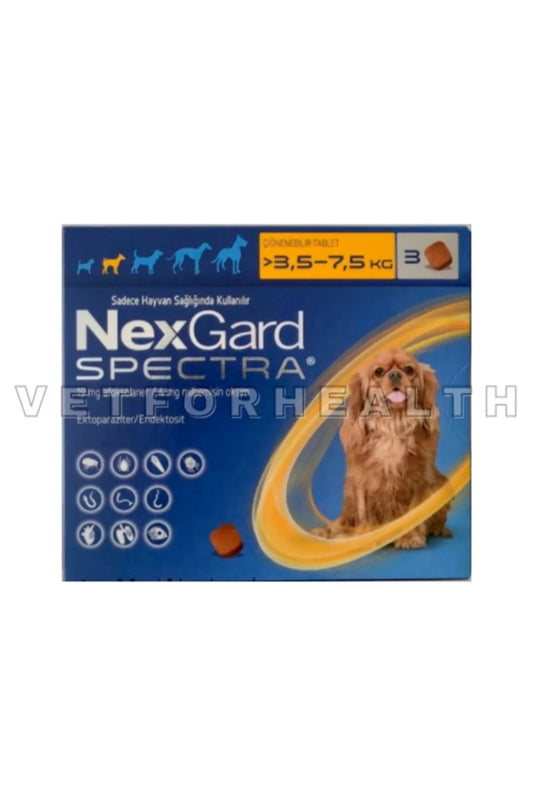 Nexgar-d Spectra 3.5-7.5 Kg Köpekler için 1 Kutu- S.K.T:08.26