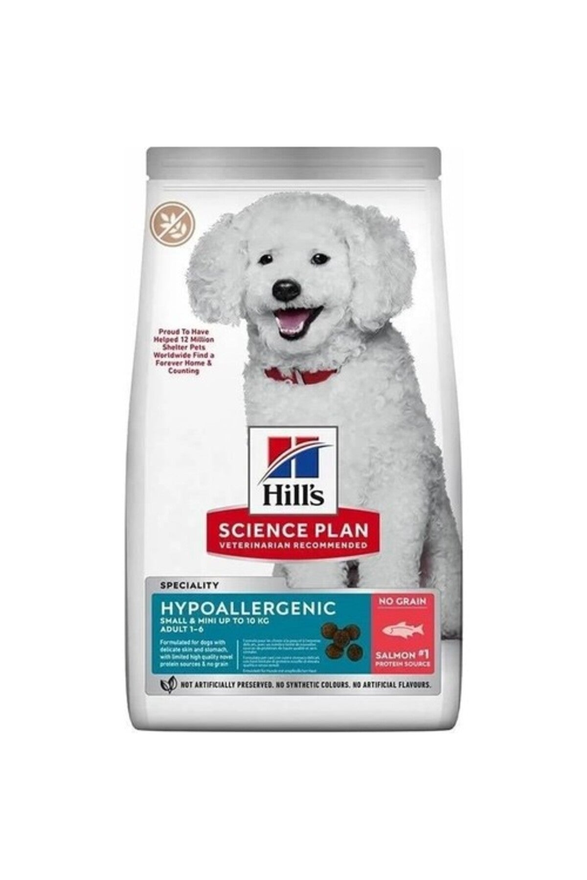 Hills Science Plan Hypoallergenic Somonlu Mini Irk Tahılsız Yetişkin Köpek Maması 6 Kg