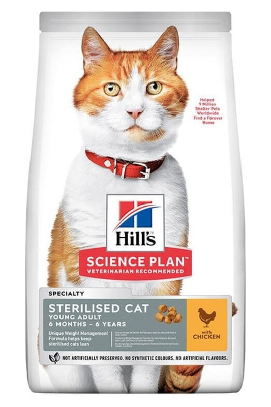 Young Sterilised Tavuklu Kısırlaştırılmış Kedi Maması 1.5 kg CB6114