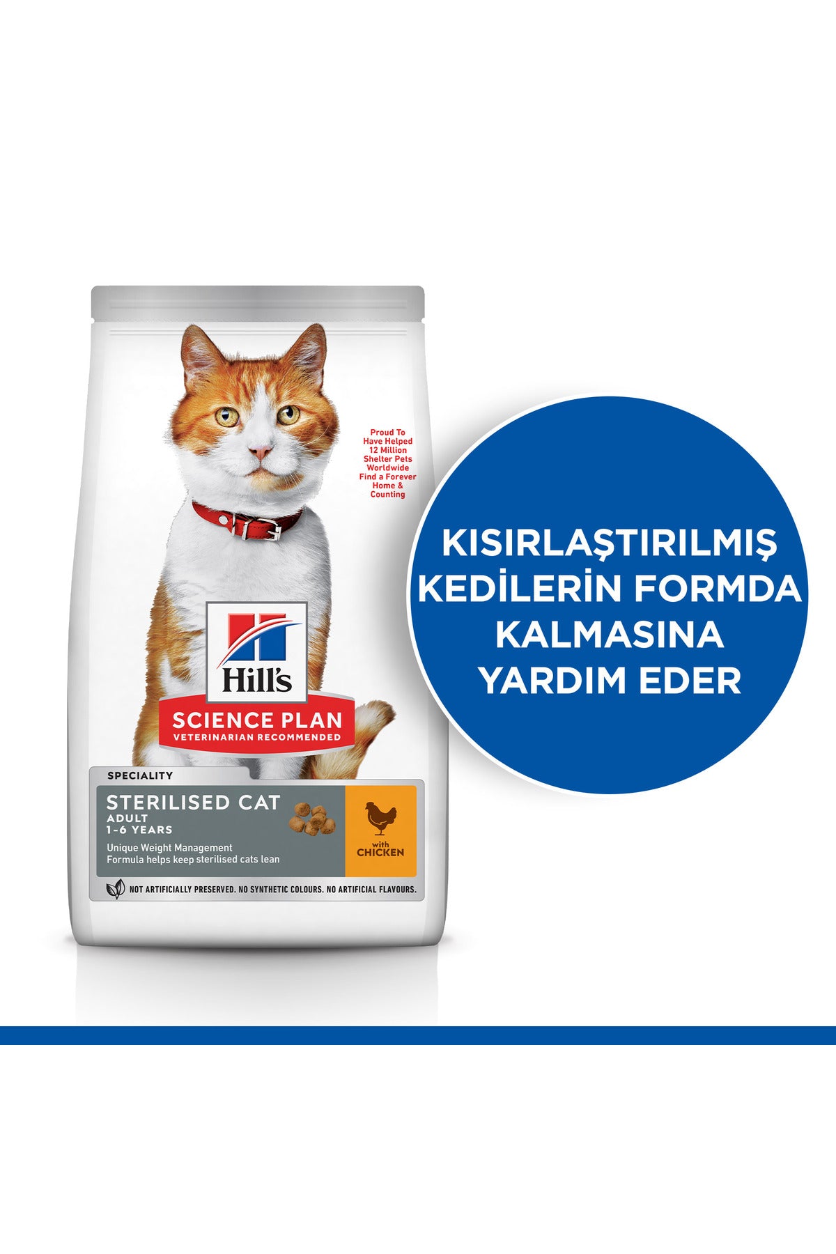 SCIENCE PLAN Tavuklu Kısırlaştırılmış Yetişkin Kedi Maması 10kg
