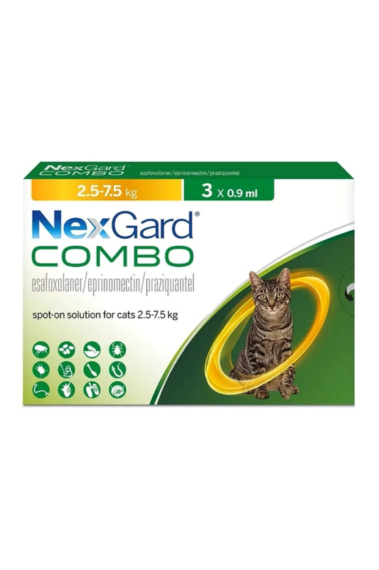 Nexgar-d Combo 2.5-7.5 Kg Kediler için Damla- S.K.T:2027