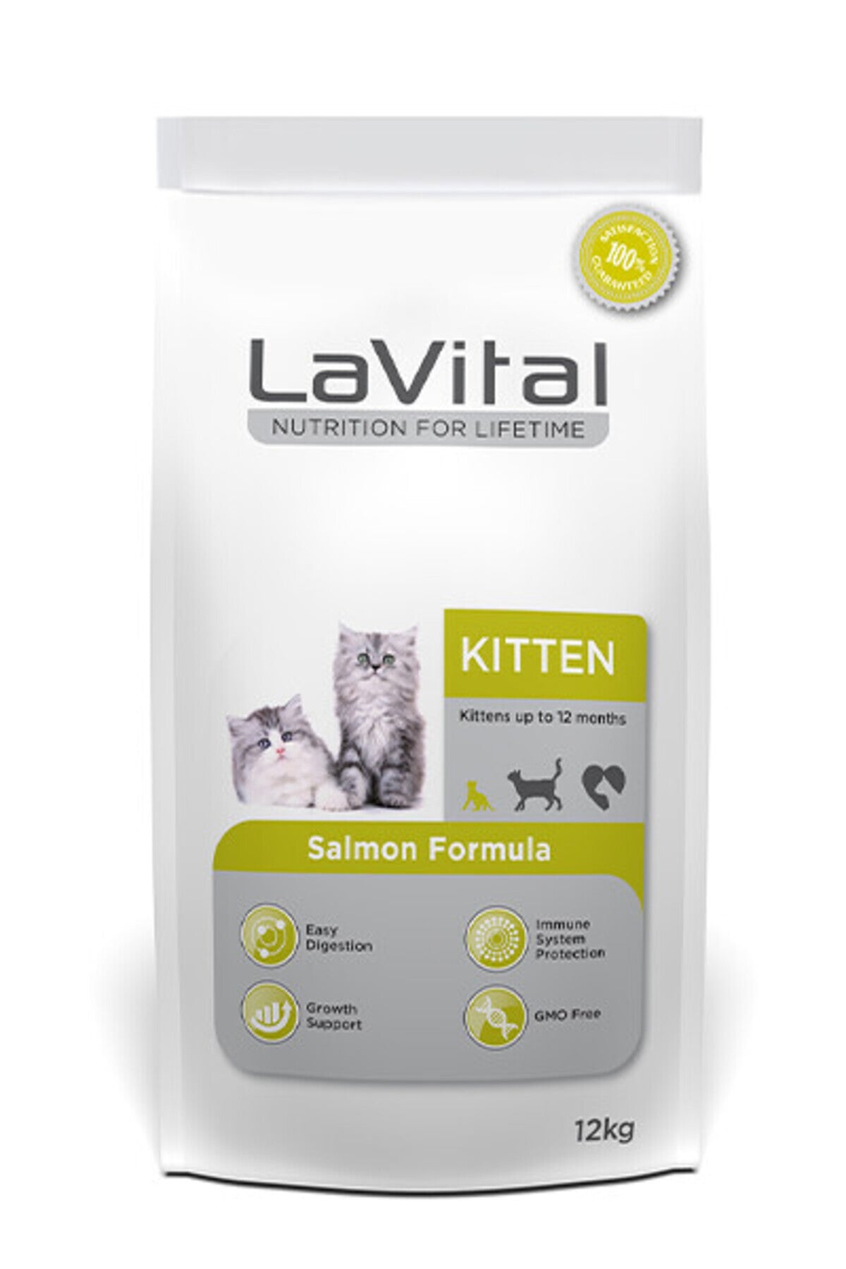 Yavru Kuru Kedi Maması (Kitten) Somonlu 12 KG