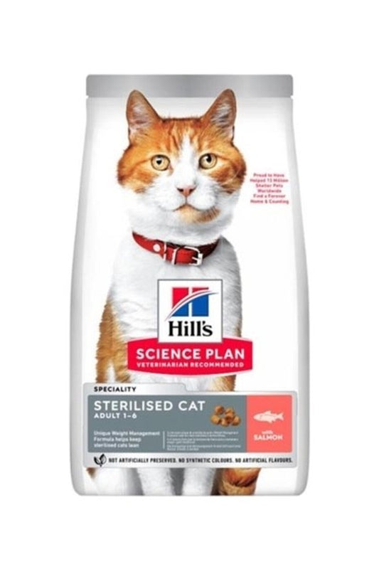 Hills Somonlu Kısırlaştırılmış Yetişkin Kedi Maması 1.5 kg