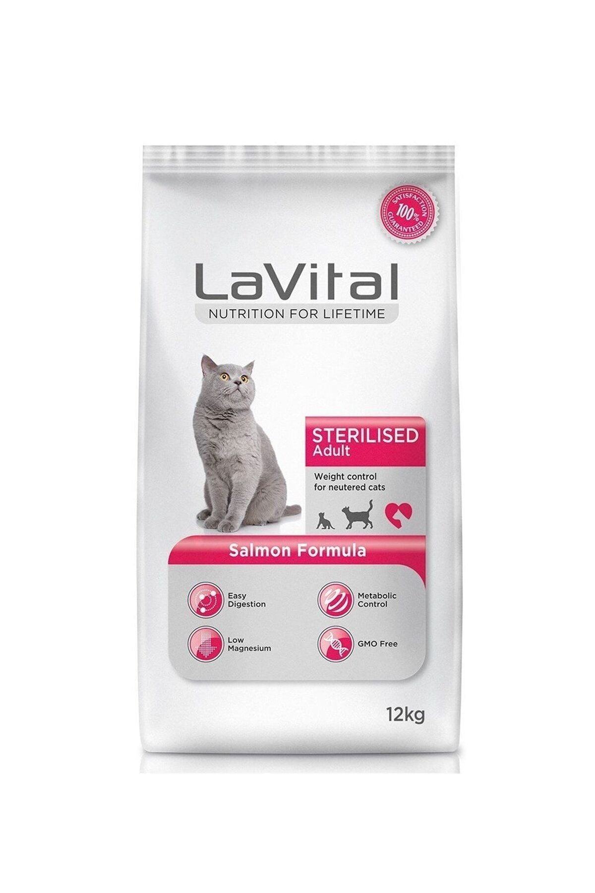 La Vital Sterilised Somonlu Kısırlaştırılmış Kedi Maması 12 Kg.