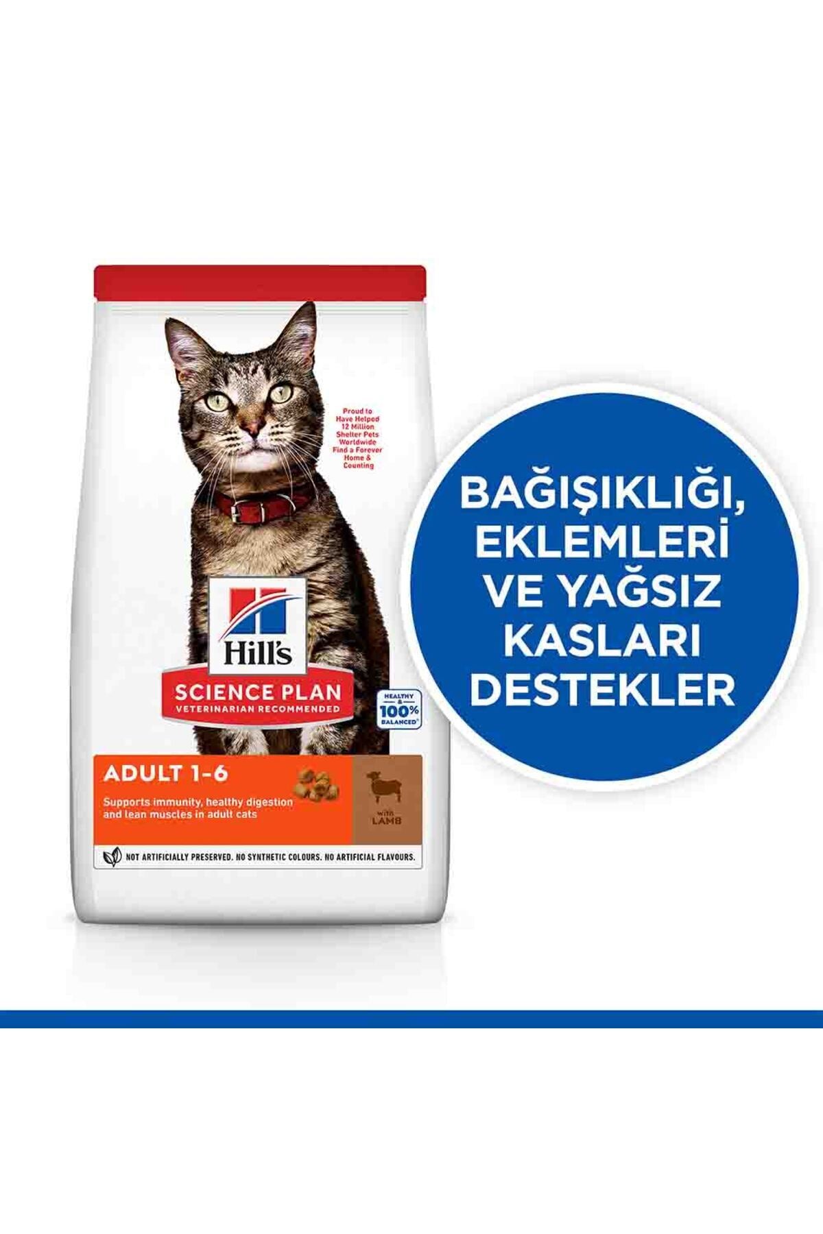 Science Plan Adult Optimal Care Kuzu Etli Pirinçli Yetişkin Kedi Maması 10 kg