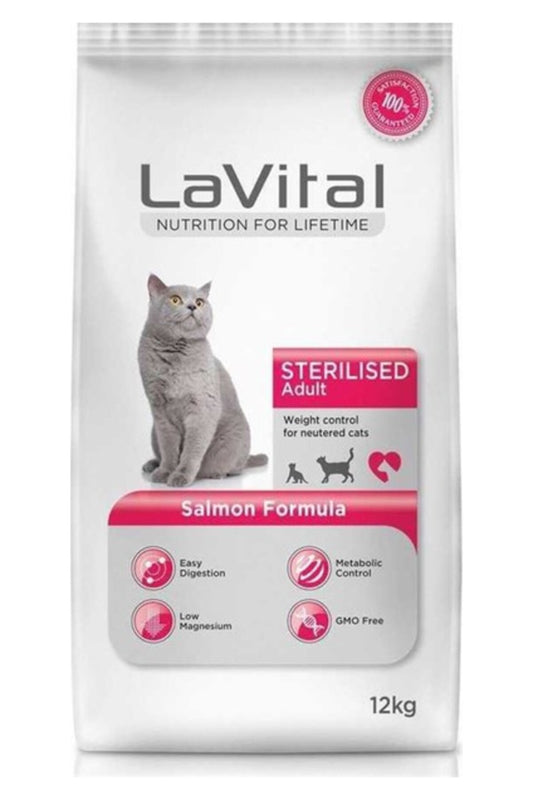 Somonlu Kısırlaştırılmış Kedi Maması 12 kg