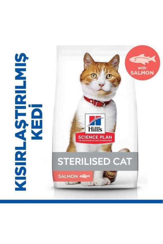 Hill’s SCIENCE PLAN Sterilised Somon Balıklı Kısırlaştırılmış Kedi Maması 1,5 Kg