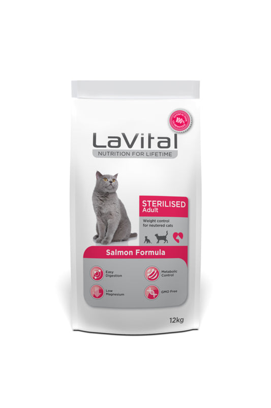 Kısırlaştırılmış Kuru Kedi Maması (Sterilised Adult) Somonlu 12 KG