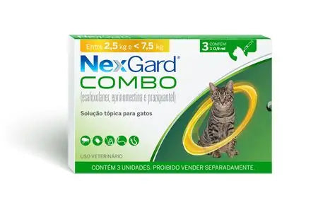 Nexgard Combo Kedi Damlası İç Dış Parazit (2.5-7.5 kg arası)